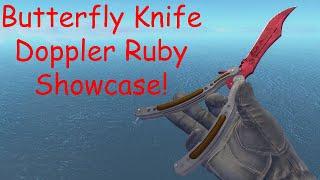 Butterfly Knife Doppler Ruby Showcase! (CS:GO Skin Showcase)
