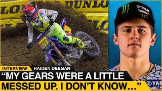 “My gears were a little messed up. I don’t know…” | Haiden Deegan on Indianapolis