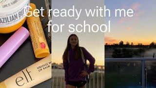 get ready with me for school :(