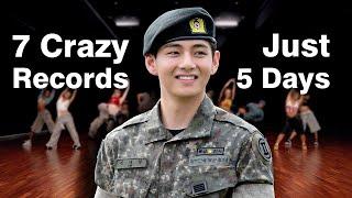 7 Crazy Records Taehyung Broke in Just 5 Days After Military