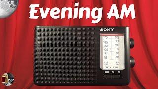 Sony ICF-19 AM FM Radio Evening AM