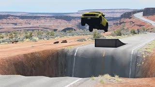 Cars vs Giant Pit OMG #7  – BeamNG.Drive