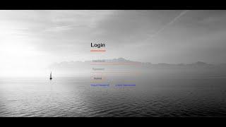 How to create a login page with an image background using HTML, CSS & JavaScript