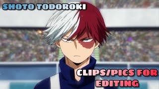 Shoto Todoroki | Clips/pics for edits (WITH BREAKS)