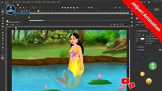 How to make Jalpari Animation (जलपरी एनिमेशन) in Adobe Animate | Adobe Animate Hindi Tutorial