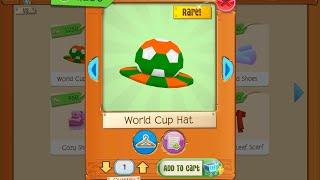 Today’s Animal Jam RIM (Rare Item Monday) Rare World Cup Hat