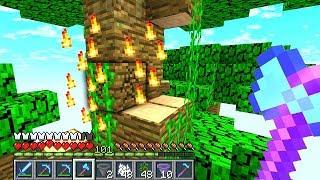 How to get INSANE loot from mining TREES in Minecraft: SKYBLOCK (Ep.10)