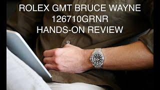 [4K] 2024 Rolex GMT Master Bruce Wayne 126710GRNR Jubilee Bracelet Hands-On Review | Hafiz J Mehmood