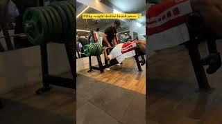 133kg decline bench press  #bollywood #dance #motivation #gym #chest @Cricketclub.s07