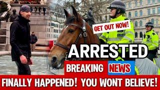 BREAKING NEWS: Finally a Man ARRESTED For Playing in The RESTRICTED AREA at Central LONDON