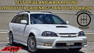 1998 Toyota Caldina GT-T AWD Manual Transmission 3S-GTE Powertrain, Let's Go!  Test Drive and Walk!