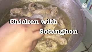 CHICKEN WITH SOTANGHON | Milyn Avelino