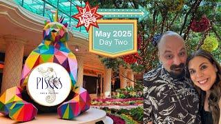 Vegas May 2025 Day 2 - Pisces | Fontainebleau Room Service | Spa Day