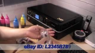 Continuous Ink System (CISS CIS) installation and test on PX710W