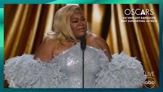 Da'Vine Joy Randolph Wins Best Supporting Actress for 'The Holdovers' | 96th Oscars (2024)