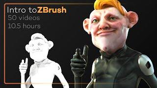 Intro to ZBrush Series - Updated, new, get up and running from scratch, you'll be a pro in no time!!