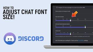 How to Change Chat Font Size in Discord PC/Laptop [easy]