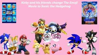 Kirby and his friends change from TEM to STH