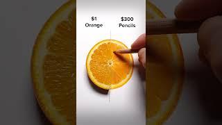 Draw an Orange #art #drawing #shorts #orange #illusion #pencildrawing #howtodraw #easydraw