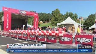 Razorbacks host inaugural HogTown Street Festival KNWA