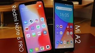 Xiaomi Redmi Note 6 Pro vs Xiaomi Mi A2. Что выбрать?!