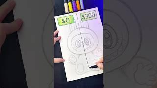Drawing LABUBU with $300 #labubu #art #drawing #sketch #pencildrawing #asmr