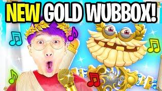 MY SINGING MONSTERS - GOLD ISLAND + EPIC GOLD WUBBOX - FULL SONG! (LankyBox Gets NEW WUBBOX!)