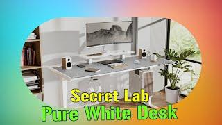 Elevate Your Workspace: Unboxing the Secret Lab Pure White Magnus Pro Desk!