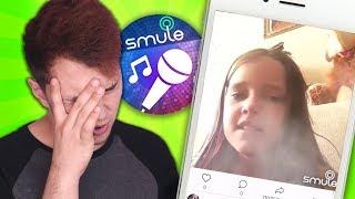 SMULE  ЧТО ОНИ ТВОРЯТ!?  РЕАКЦИЯ НА ВИДЕО с МОБИЛЬНОГО ПРИЛОЖЕНИЯ (КАРАОКЕ) СМУЛЕ