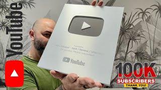 YOUTUBE Creator Awards 100K Subscribers ! Thanks ️ ( Miky Ancona - Tech / Review / Unboxing )