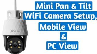 wifi ptz cctv camera installation with mobile & pc view setup