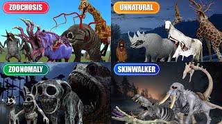 Creepy Animal Monsters Size Comparison | SPORE