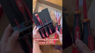 Unboxing MILWAUKEE screw drivers  set #new #tools #electrical #electrician #sparky #milwaukee #nz