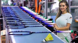 Badminton Factory 2025: Rackets & Shuttlecock Production line Manufacturing process