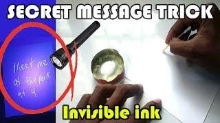 How to Create a Hidden Message | Invisible ink hacks