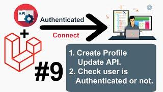 Laravel API Integration Project #9 - Create Profile Update API In Laravel In Hindi