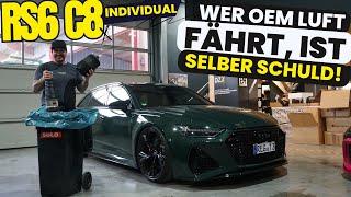 Audi RS6 C8 Individual / Wer OEM Luftfahrwerk fährt, ist selber Schuld