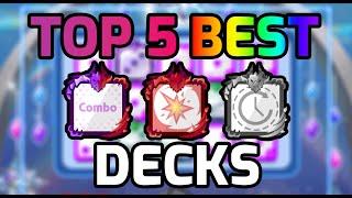 Top 5 Best Decks For PVP | Season: Festival (Random Dice) [LuNEJuNE]