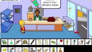 Lisa Simpson Saw Game Walkthrough