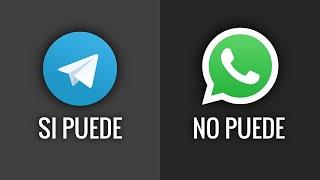 Telegram es MUCHISIMO MEJOR que WhatsApp por estas razones!