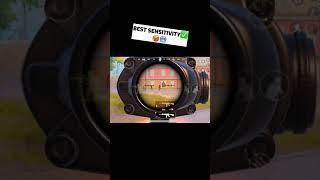 The best sensitivity for pubg mobile #shorts #pubgmobile #m416glacier