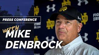 Notre Dame OC Mike Denbrock on Sticking with the Run, Growth for Young OL