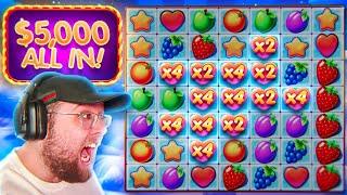 I SPUN INTO A HUGE ALL IN FRUIT PARTY BONUS BUY! (INSANE)