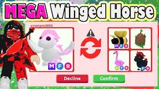 WHAT PEOPLE OFFER FOR MEGA WINGED HORSE  IN 2023 ADOPT ME!