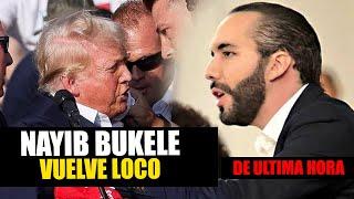 ¡DE ULTIMA HORA!NAYIB BUKELE LE HABLA FUERTEMENTE A DONALD TRUMP ¡NADIE SE LO ESPERABA!