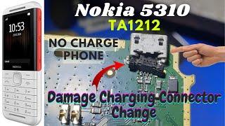 NOKIA 5310 (TA1212) Charging Problem Solution | Connector Change