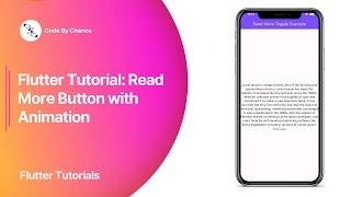 Flutter Tutorial: 'Read More' Button with Animation | Flutter Tutorials | CodeByChance