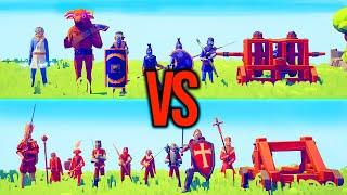 MEDIEVAL TEAM vs ANCIENT TEAM #47 | TABS - Totally Accurate Battle Simulator