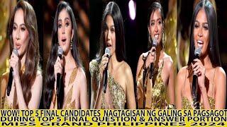 WOW! TOP 5 CANDIDATES TAGISAN NG GALING SA PAGSAGOT DURING FINAL Q&A MISS GRAND PHILIPPINES 2024