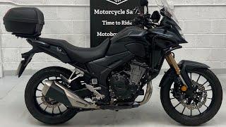 Honda CB500 XA-N, 2023, Matt Gunpowder Black, walk around and start up